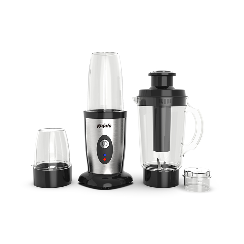 Máy xay sinh tố BL365ABD 3 i 1 Lưỡi dao bằng thép không gỉ 1.0L với Máy làm sinh tố và máy xay cà phê 500ML, có Mặt S/S