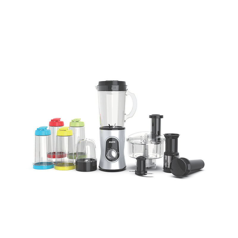BL268ABCEF-21PCS Máy xay sinh tố có thể bảo vệ đa năng, Máy làm sinh tố với bộ xử lý thực phẩm, Máy thái, Máy cắt & Máy xay, Máy vắt nước trái cây