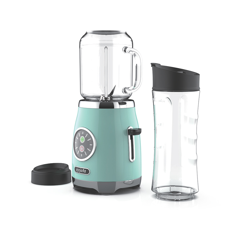 Máy xay sinh tố BL399B-P4 có lưỡi dao sắc bén, Máy xay mini cá nhân để lắc và sinh tố, Máy xay sinh tố dùng cho nhà bếp có chức năng xay, Cốc du lịch không chứa BPA & Cốc Mason 600ml