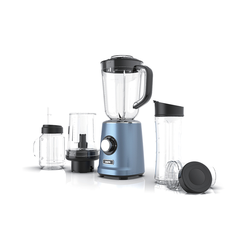 Máy xay sinh tố BL565ABE-P, Máy làm sinh tố và Máy nghiền đá tốc độ cao 1.0L đa chức năng, với Máy xay sinh tố mini cầm tay 600ML và Bộ xử lý thực phẩm cho máy ép trái cây